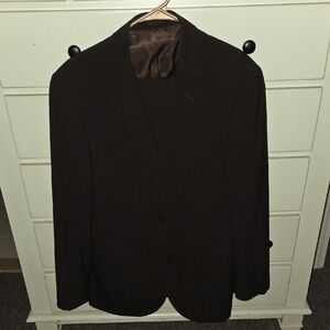 Zenbriele Men's Brown Suit